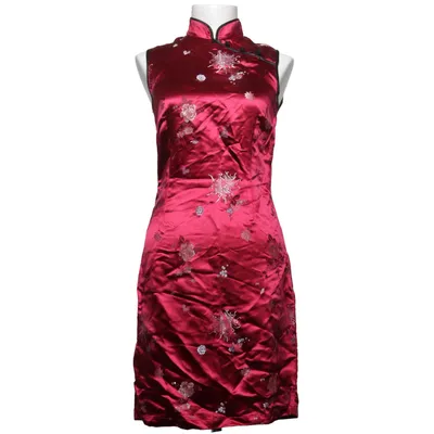 Cheongsam (Röd, Flerfärgad) från H&M Polyamid, Viskos