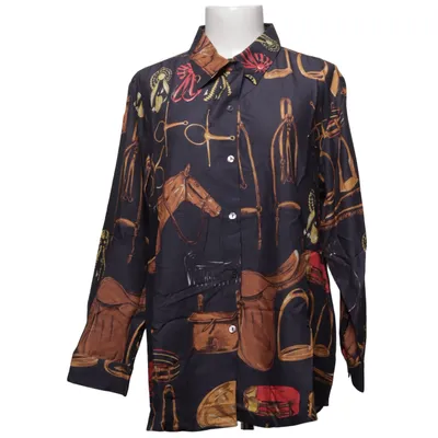 Blouse (Zwart, Meerkleurig) van British India Viscose