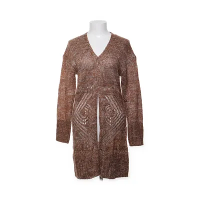 Cardigan (Brun, Hvid) fra Janina Akryl