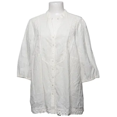 Blouse (White) from XLNT Woman Cotton