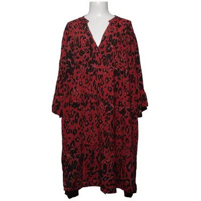 Robe (Rouge, Noir) de New Collection Viscose