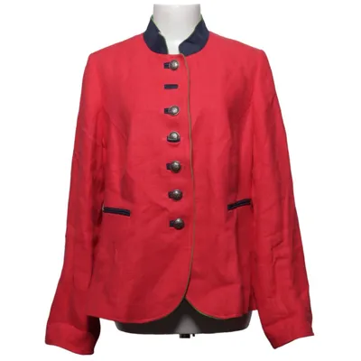 Blazer (Rød, Blå) fra Bauer Linned, Viscose
