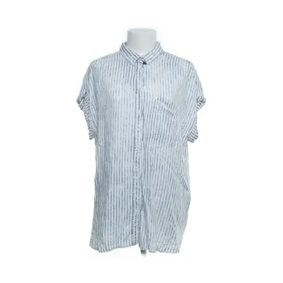 Korte mouwen shirt (Wit, Blauw) van American Eagle Viscose