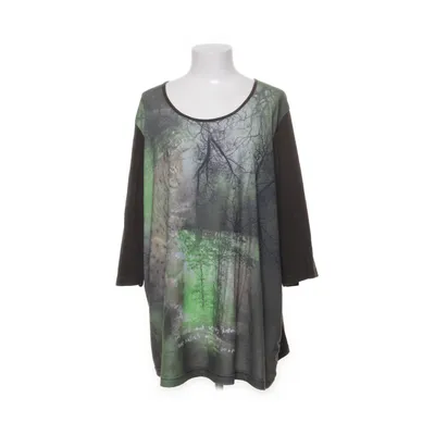 Tunika (Grön, Brun, Flerfärgad) från Ulla Popken Bomull, Elastan, Polyester