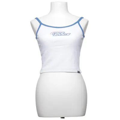 Tanktop  (Hvid, Blå) fra Oace Bomuld, Elastan