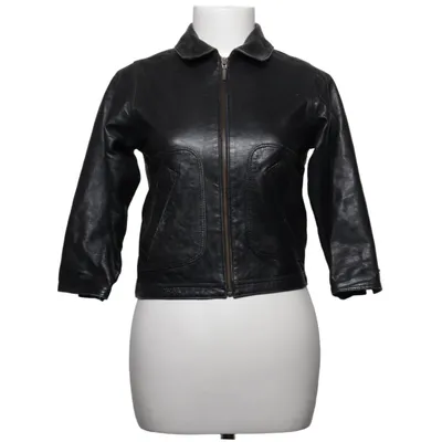 Leather jacket (Black) from Next Leather, Polyester