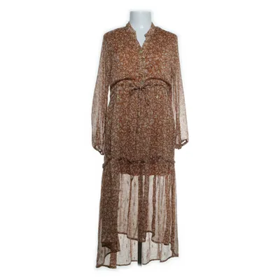 Maxi dress (Brown, Beige) from Senes Polyester