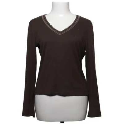 Langærmet t-shirt (Brun) fra Principles Bomuld, Polyester