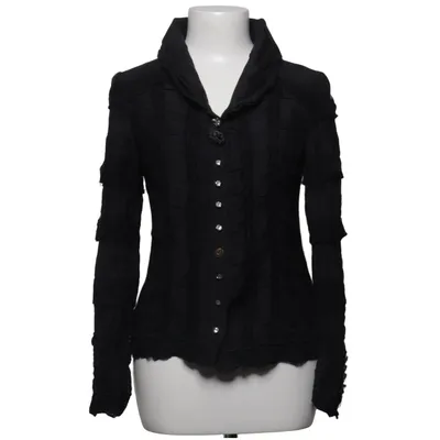 Blouse (Zwart) van Elly Katoen, Elastaan