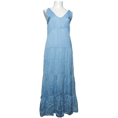 Robe longue (Bleu) de King Kong Soie, Viscose