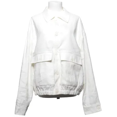 Jacke (Weiß) von Zara Leinen, Polyester