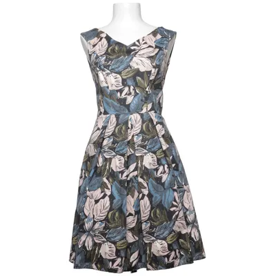 Robe (Bleu, Rose, Multicolore) de People Tree Élasthane, Coton biologique