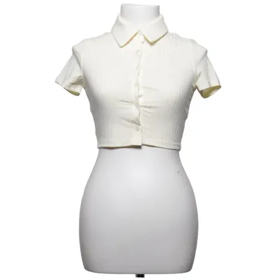 Kortärmad skjorta (Beige) från Fashion Nova Elastan, Polyester