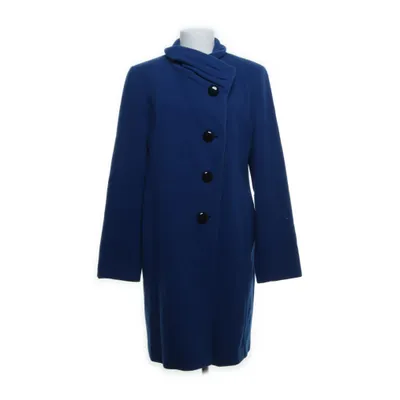 Coat (Blue) from Flare Collection Polyamide, Wool