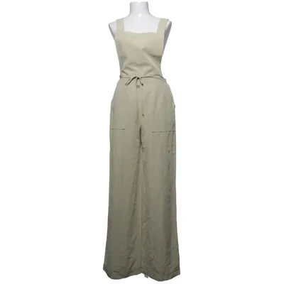 Dungarees (Beige) from Shann by Pola Linen, Modal, Polyester