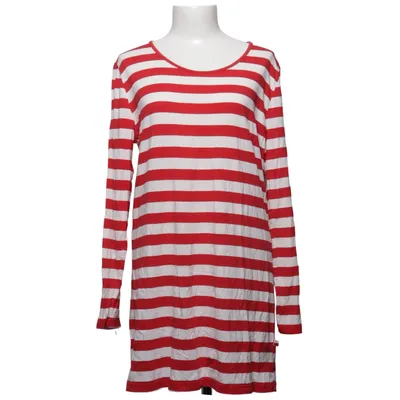 T-shirt à manches longues (Rouge, Blanc) de Long Island Coton, Élasthane, Modal