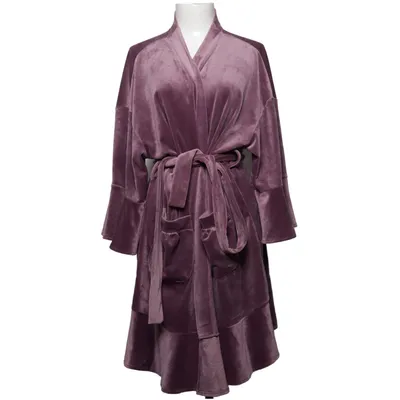 Bademantel (Lila) von Ellos Elasthan, Polyester