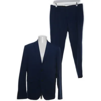 Suit (Blue) from Lindbergh Elastane, Viscose, Recycled polyester