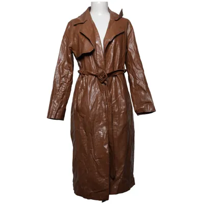 Läderkappa (Brun) från Missguided
