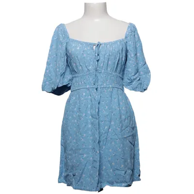 Dress (Blue, White) from Bik Bok