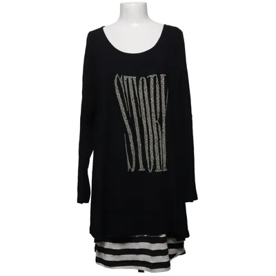 Tunika (Sort, Hvid) fra Zay Clothing Elastan, Polyester, Viscose