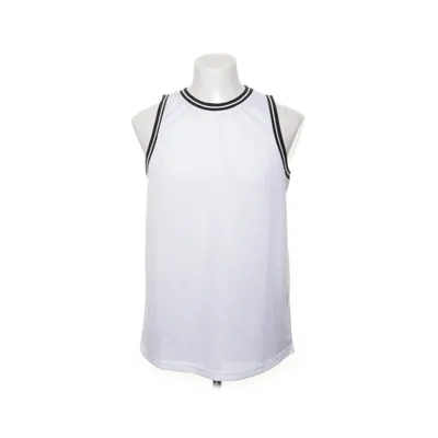 Maillot de basketball (Blanc, Noir) de Def Polyester