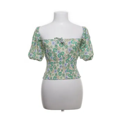Crop top (Grøn, Flerfarvet) fra Envii Viscose, Polyamid