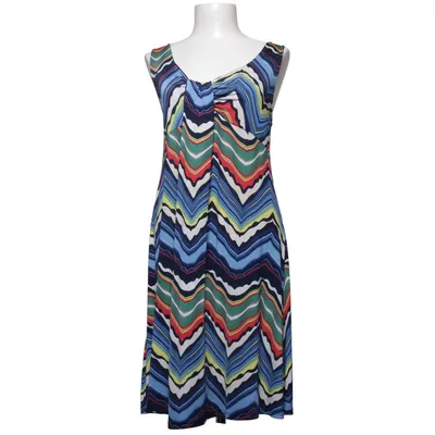 Jurk (Blauw, Meerkleurig)