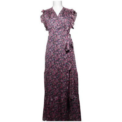 Wrap dress (Pink, Blue, Multicolored) from Belcci Polyester