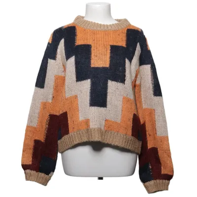 Sweater (Beige, Multicolored) from SkyLar Rose Acrylic, Polyester
