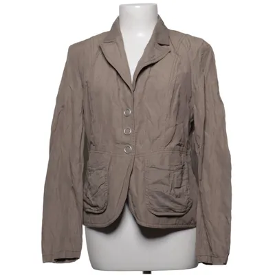 Blazer (Beige) from Merrytime Cotton, Metallic fiber, Polyamide