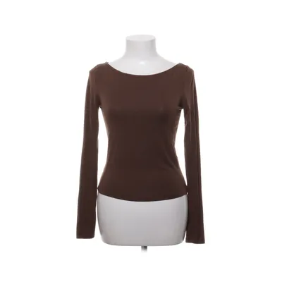Long sleeve T-shirt (Brown) from NA-KD Elastane, Viscose
