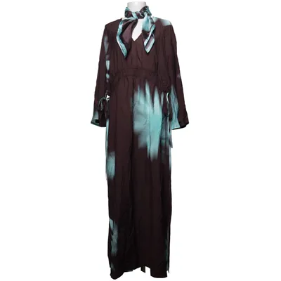 Dress (Brown, Turquoise) from STOCKH LM Studio Polyamide, Viscose