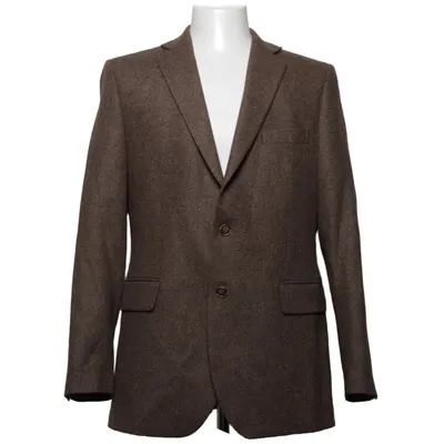 Blazer (Brun) fra Affari Polyester, Viscose, Uld