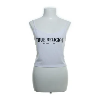 Crop top (Wit, Zwart) van True Religion Elastaan, Polyester