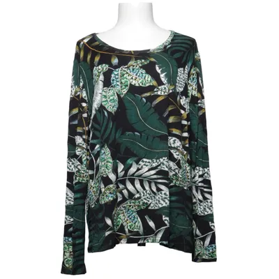 Long sleeve T-shirt (Black, Green, Multicolored) from Happi Elastane, Viscose