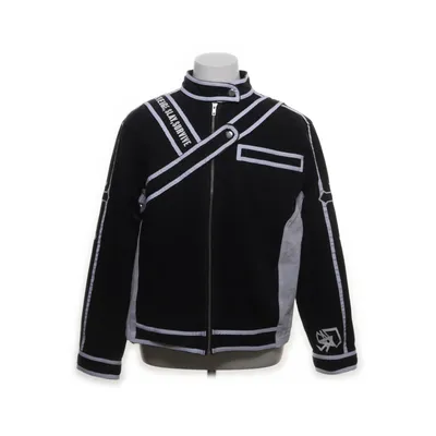 Denim jacket (Black, White) from Sora Cotton