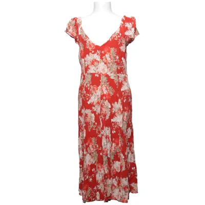 Robe longue (Rouge, Beige) de Sézane Viscose