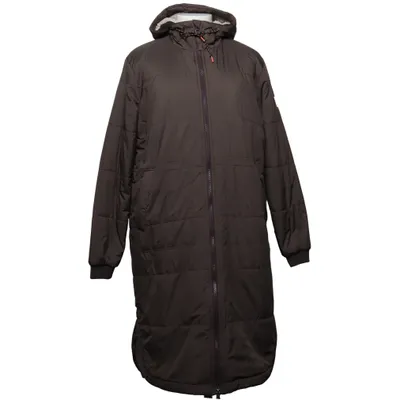 Winter coat (Brown) from Passenger Cotton, Elastane, Recycled polyester
