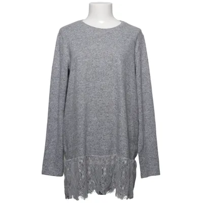 Sweater (Grå, Hvid) fra Zara W&B Collection Elastan, Polyester, Viscose