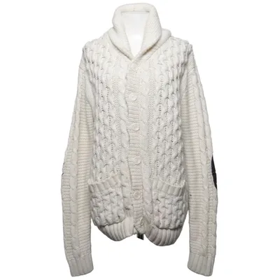 Strickjacke (Weiß) von Divided by H&M Acryl, Wolle