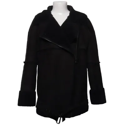 Shearlingjacka (Svart) från Karo Kauer x NA-KD Pälsimitation, Polyester