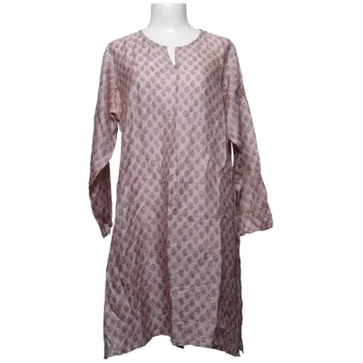 Jurk (Beige, Lila) van Fabindia