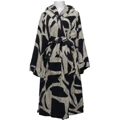 Bademantel (Schwarz, Beige) von Second Female Baumwolle