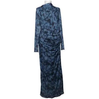 Långklänning (Blå, Svart, Flerfärgad) från Lindex Elastan, Polyester