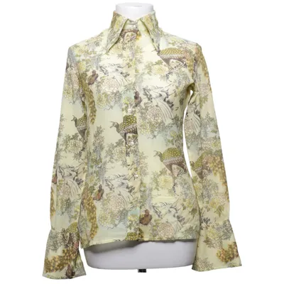 Blouse (Yellow, Multicolored) from Stenströms Cotton