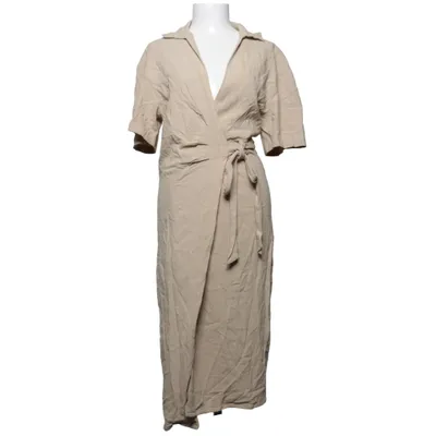 Omlottklänning (Beige) från LeGer by Lena Gercke Bomull, Linne, Viskos