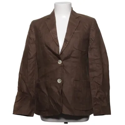 Blazer (Brown) from Lauren Ralph Lauren Acetate, Linen