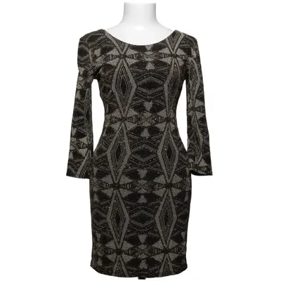 Dress (Black, Gold) from Sisters Point Polyester