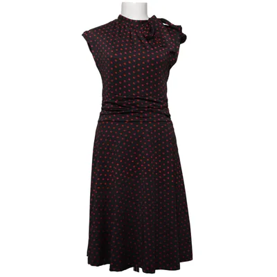 Jurk (Zwart, Rood) van Lindy Bop Elastaan, Polyester